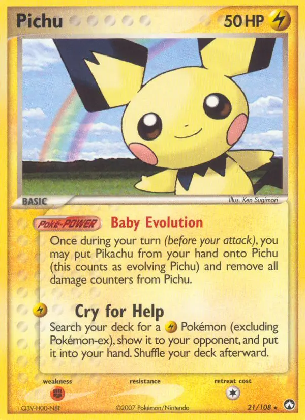 Pichu - Power Keepers 021/108 (Regular)