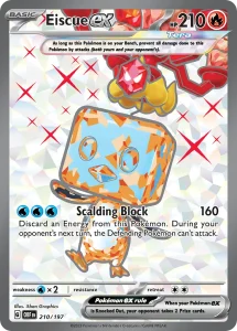 Eiscue ex - Obsidian Flames 210/197 (Holo)