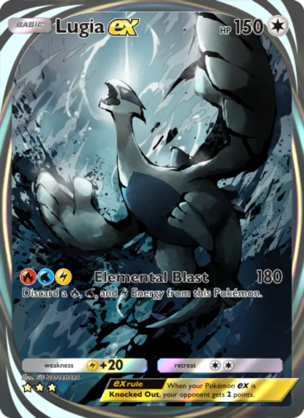Lugia ex - Wisdom of Sea and Sky 211/161