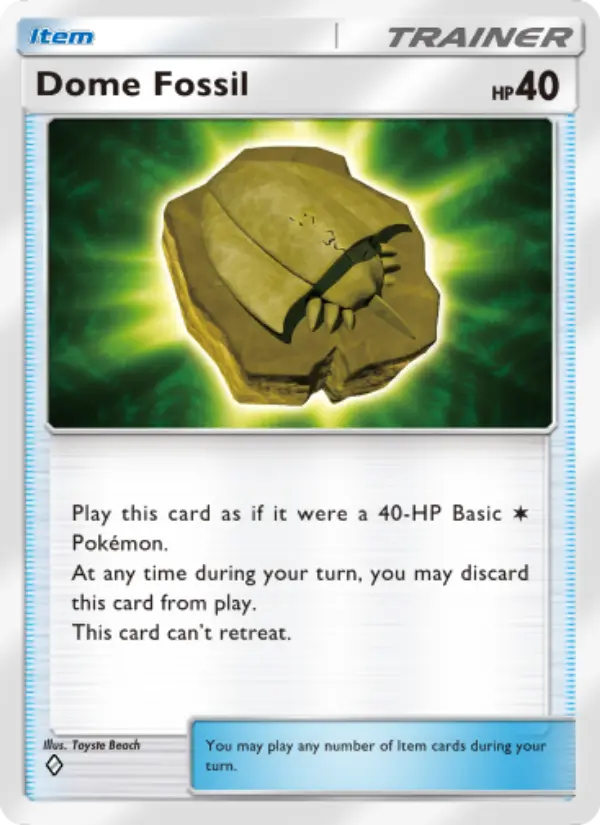 Dome Fossil - Genetic Apex 217/226