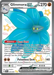 Glimmora ex - Paldean Fates 218/091 (Holo)