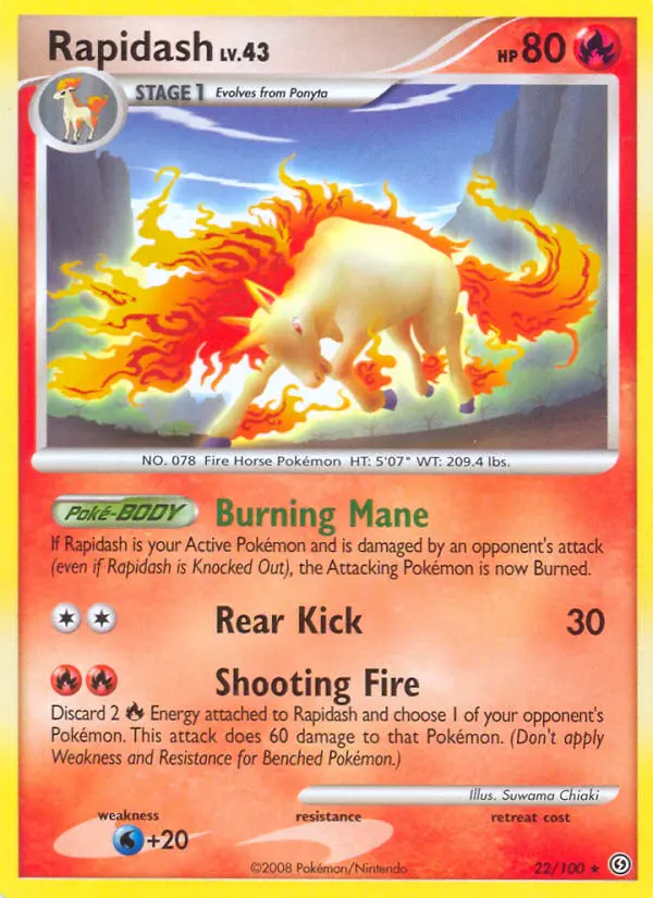 Rapidash - Stormfront 022/100 (Regular)