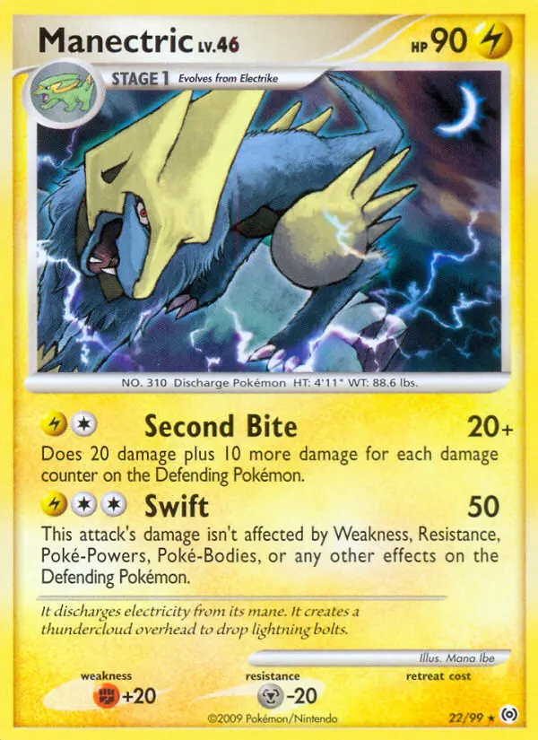 Manectric - Arceus 022/099 (Reverse Holo)