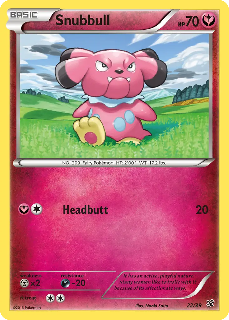 Snubbull - Kalos Starter Set 022/039 (Regular)