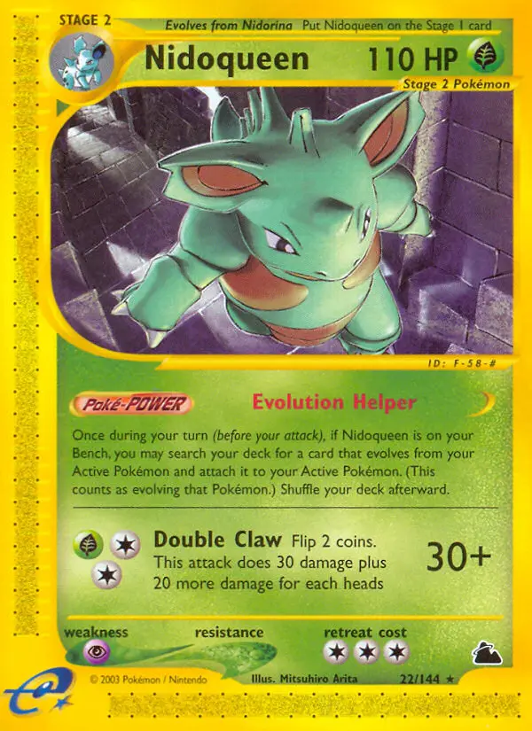 Nidoqueen - Skyridge 022/144 (Regular)