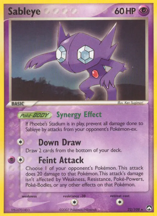Sableye - Power Keepers 022/108 (Regular)