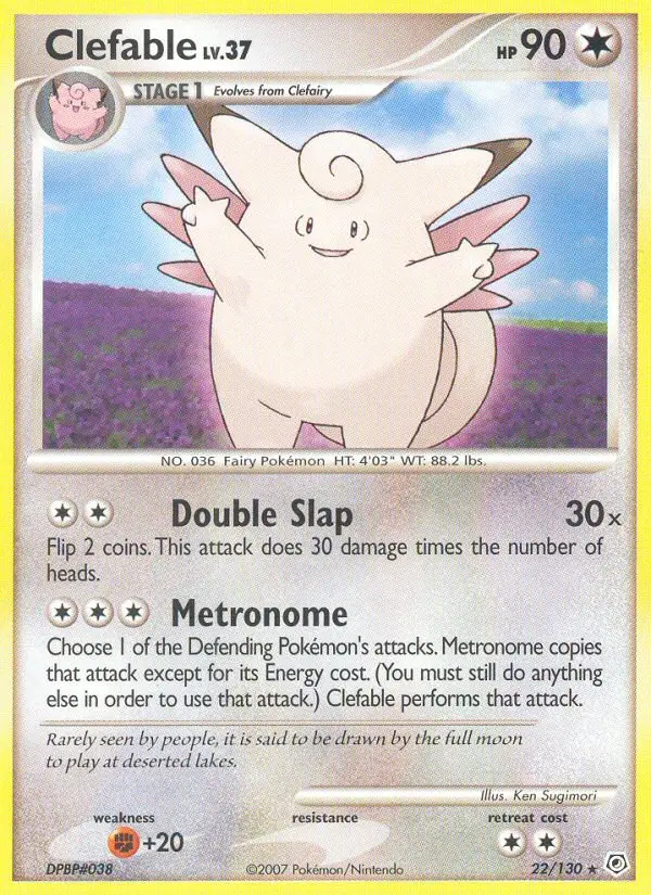 Clefable - Diamond & Pearl 022/130 (Regular)