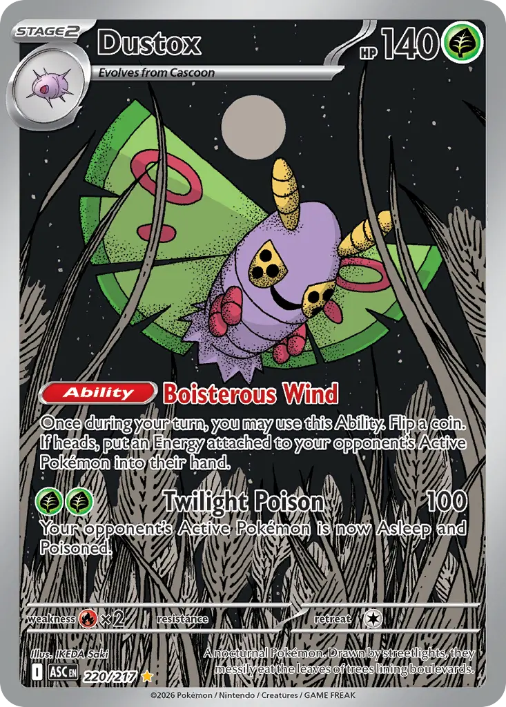 Dustox - Ascended Heroes 220/217 (Holo)
