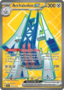 Archaludon ex - Surging Sparks 224/191 (Holo)