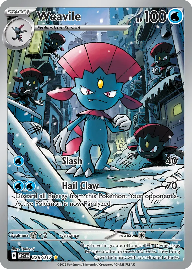 Weavile - Ascended Heroes 228/217 (Holo)