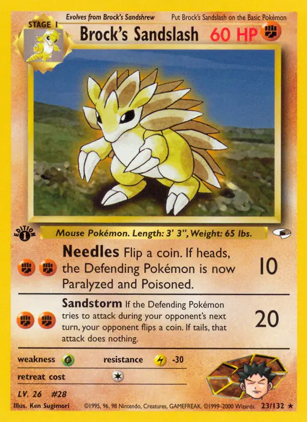 Brock's Sandslash - Gym Heroes 023/132 (Regular)