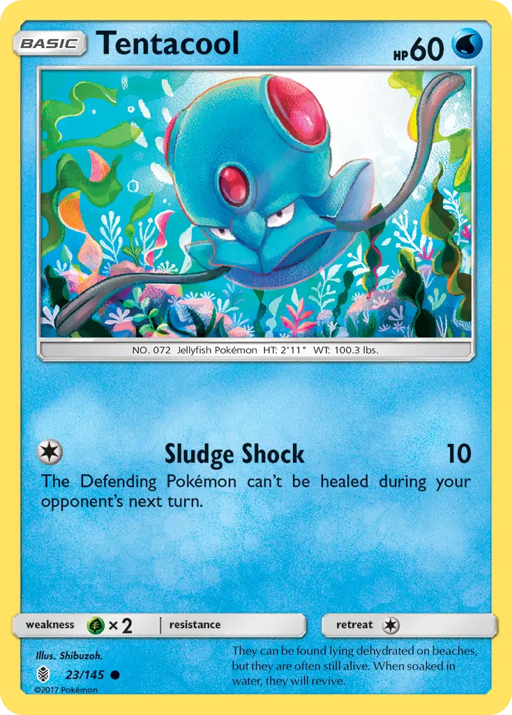 Tentacool - Guardians Rising 023/145 (Regular)
