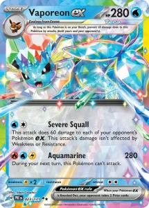 Vaporeon ex - Prismatic Evolutions 023/131 (Double Rare)