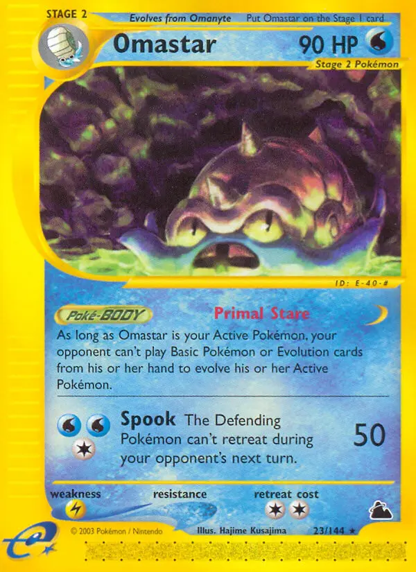 Omastar - Skyridge 023/144 (Reverse Holo)
