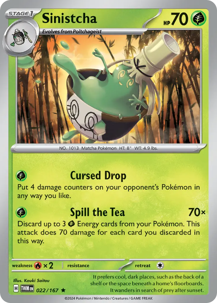 Sinistcha - Trick or Trade 2024 023/030 (Cosmos Holo)