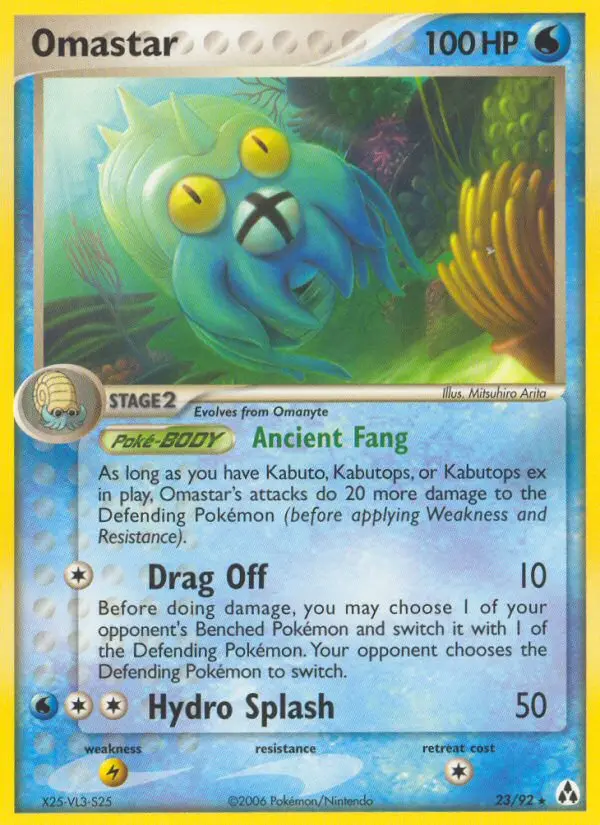 Omastar - Legend Maker 023/092 (Reverse Holo)