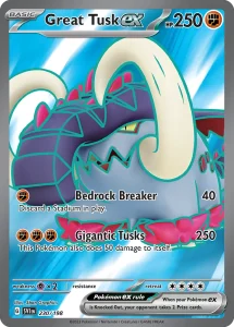 Great Tusk ex - Scarlet & Violet 230/198 (Holo)