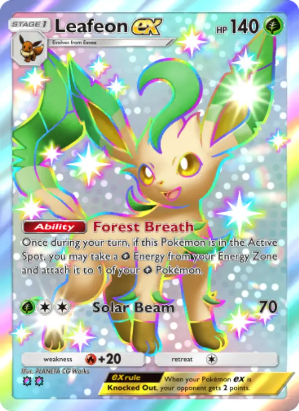 Leafeon ex - Wisdom of Sea and Sky 233/161