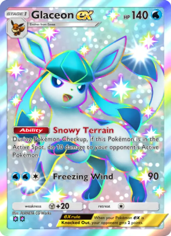 Glaceon ex - Wisdom of Sea and Sky 235/161