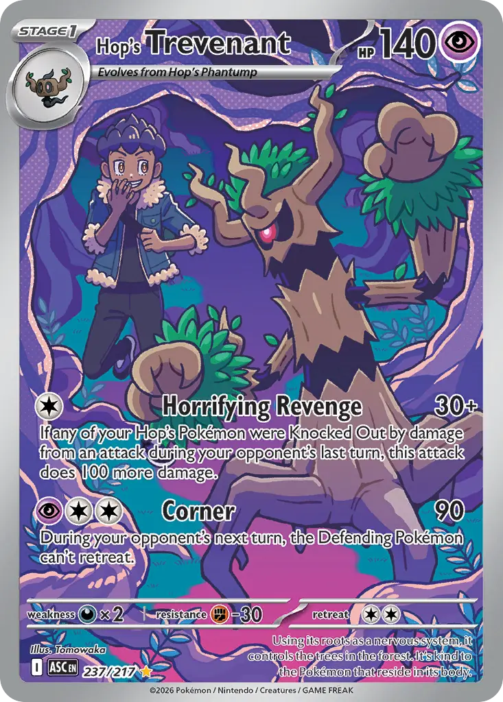 Hop's Trevenant - Ascended Heroes 237/217 (Holo)