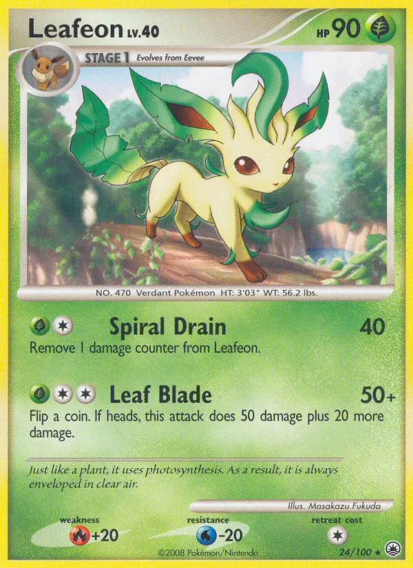 Leafeon - Majestic Dawn 024/100 (Regular)