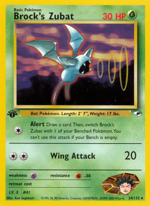 Brock's Zubat - Gym Heroes 024/132 (Regular)