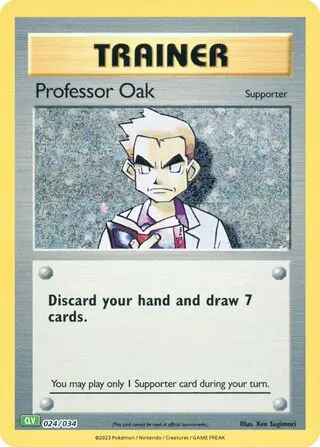 Professor Oak - Venusaur & Lugia ex 024/034 (Holo)