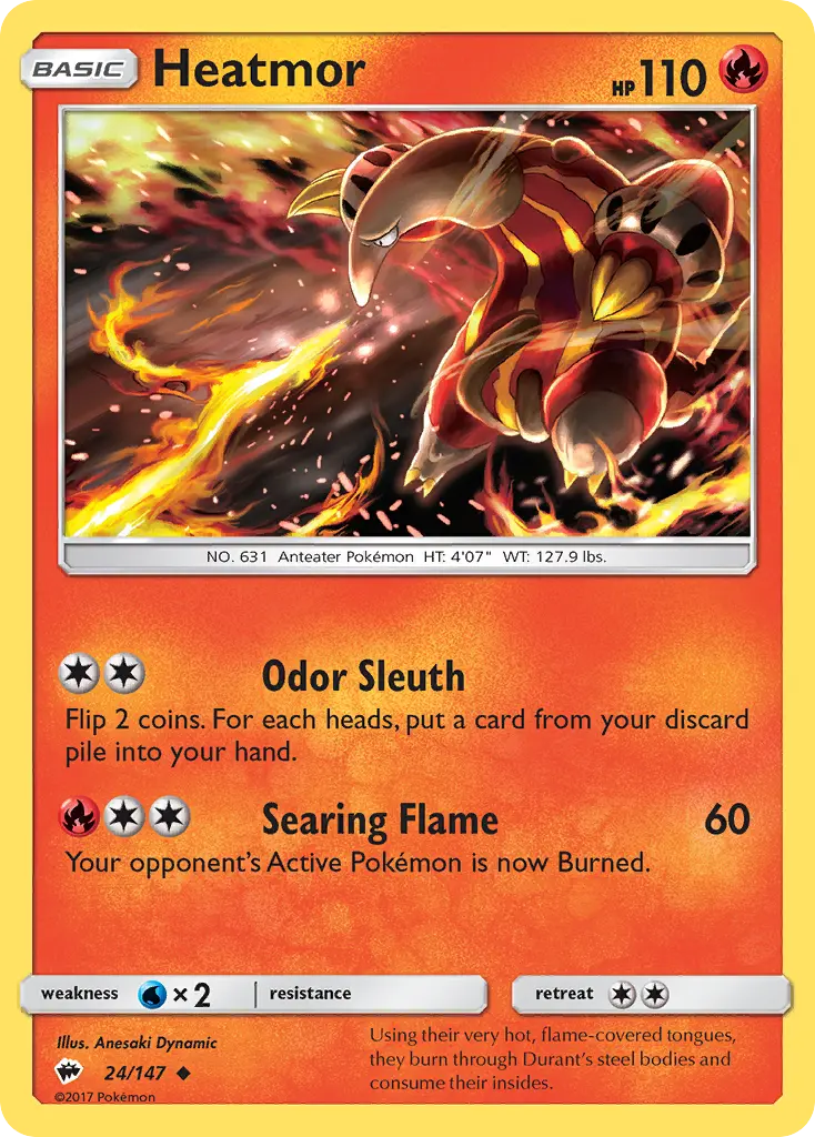 Heatmor - Burning Shadows 024/147 (Regular)