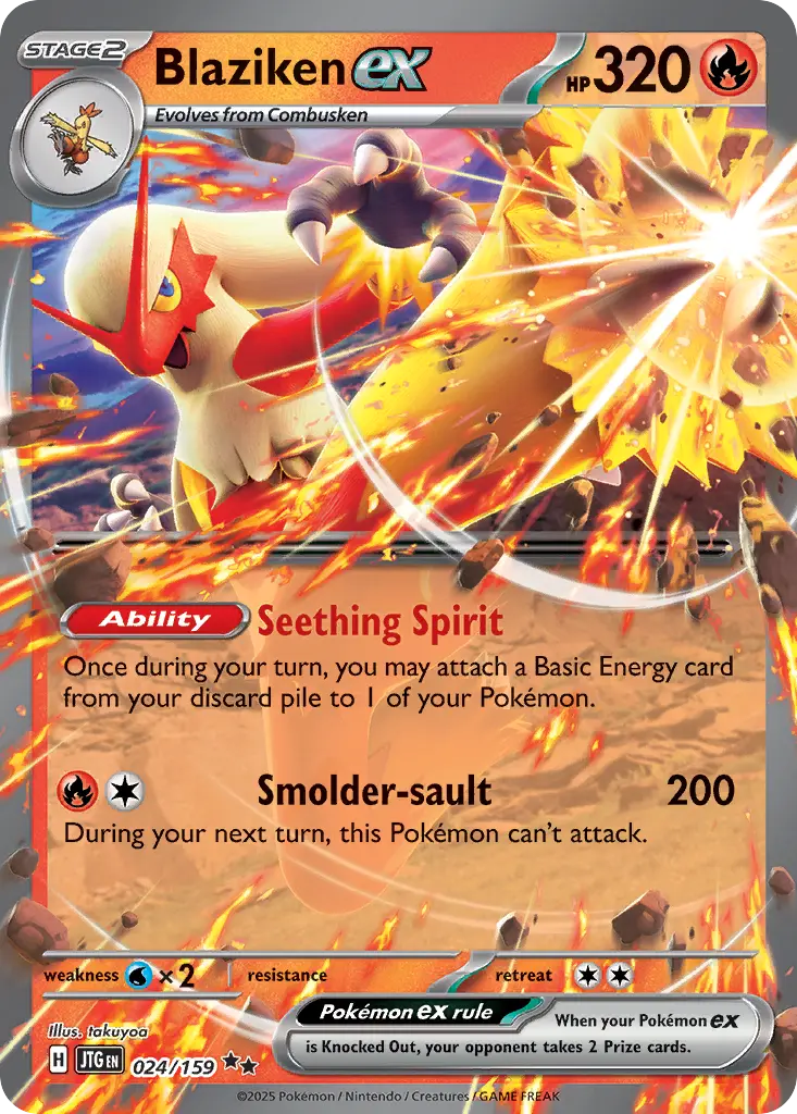 Blaziken ex - Journey Together 024/159 (Holo)