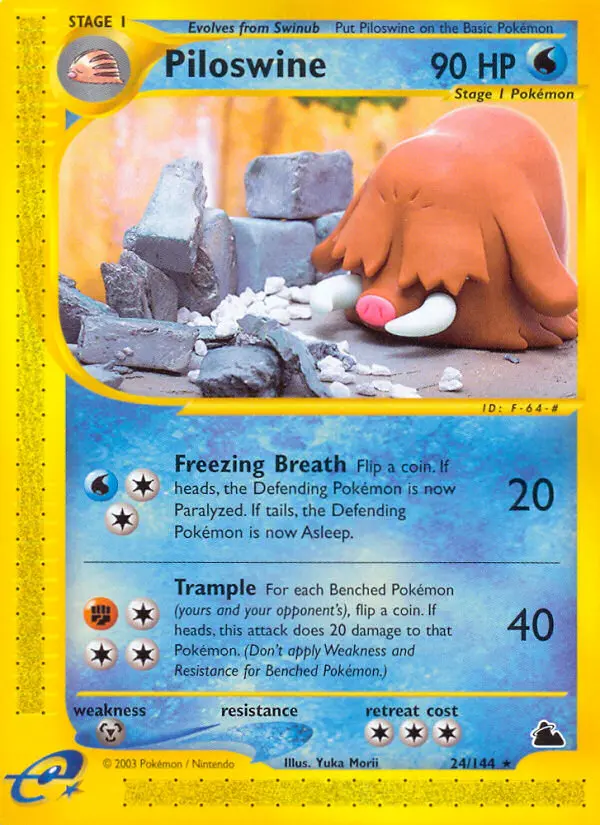 Piloswine - Skyridge 024/144 (Regular)