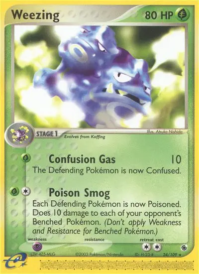 Weezing - Ruby & Sapphire 024/109 (Regular)