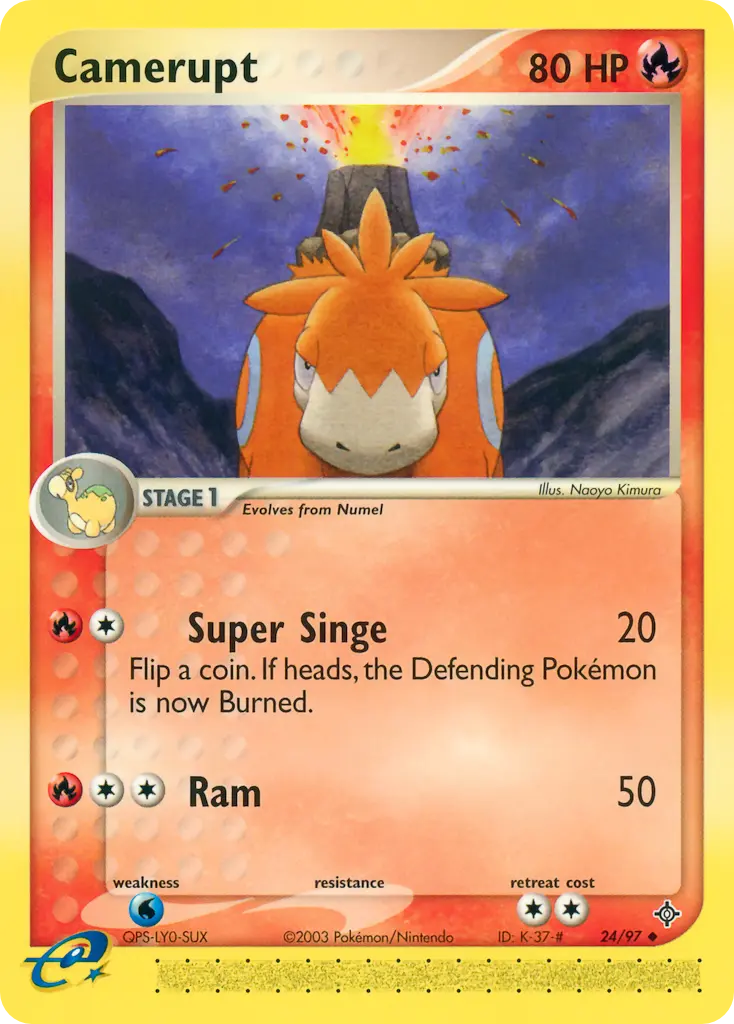 Camerupt - Dragon 024/097 (Regular)