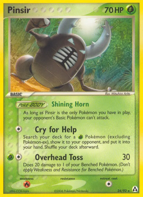 Pinsir - Legend Maker 024/092 (Reverse Holo)