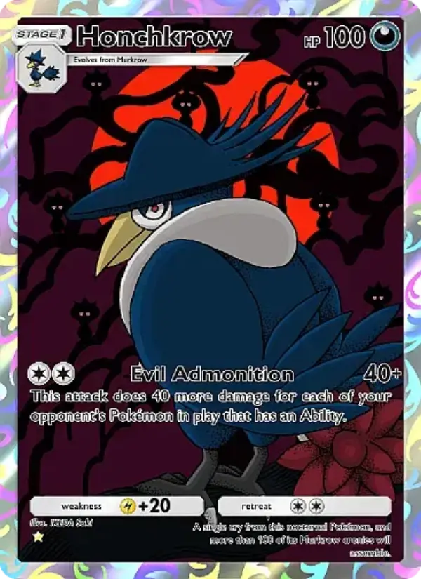Honchkrow - Mega Rising 244/226