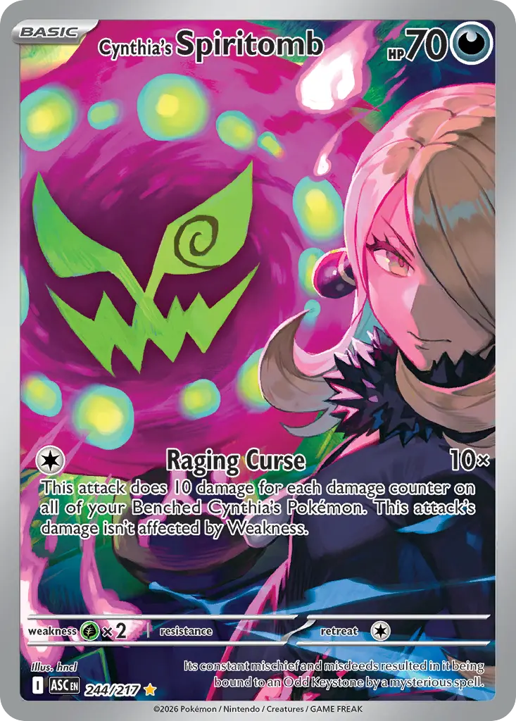 Cynthia's Spiritomb - Ascended Heroes 244/217 (Holo)