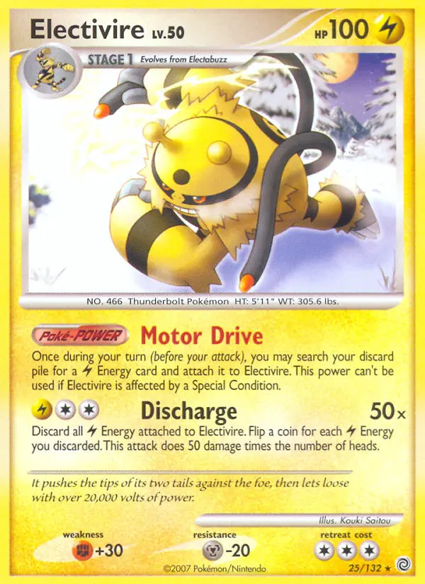 Electivire - Secret Wonders 025/132 (Regular)