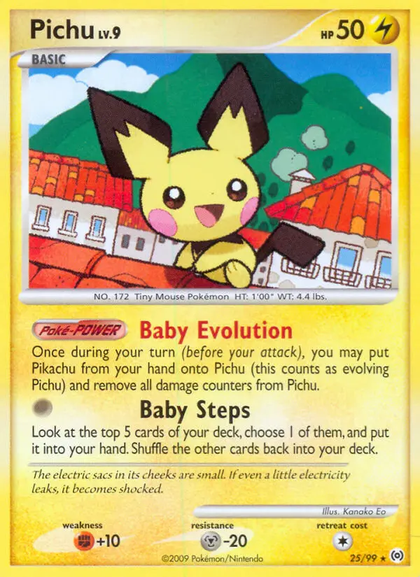 Pichu - Arceus 025/099 (Reverse Holo)