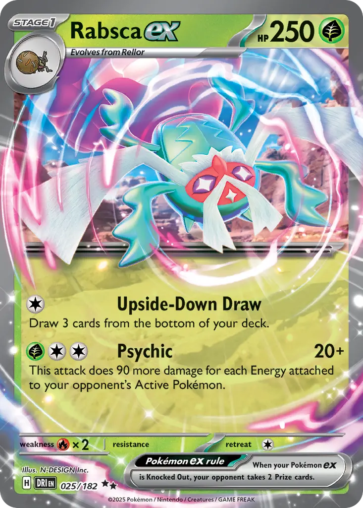 Rabsca ex - Destined Rivals 025/182 (Holo)