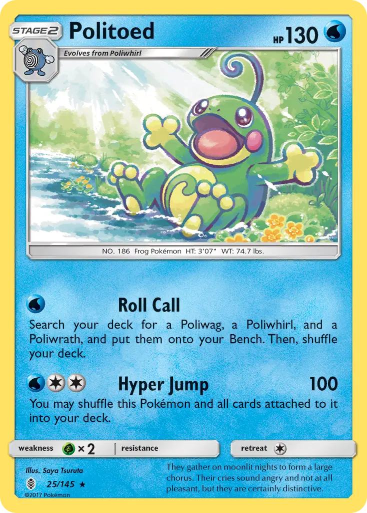 Politoed - Guardians Rising 025/145 (Holo)