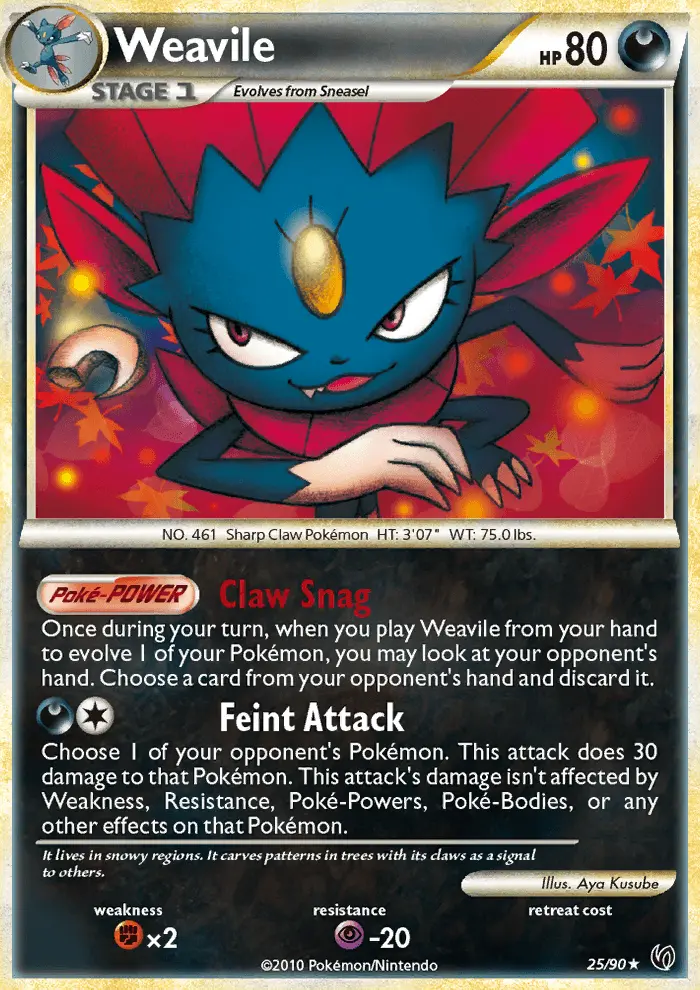 Weavile - Undaunted 025/090