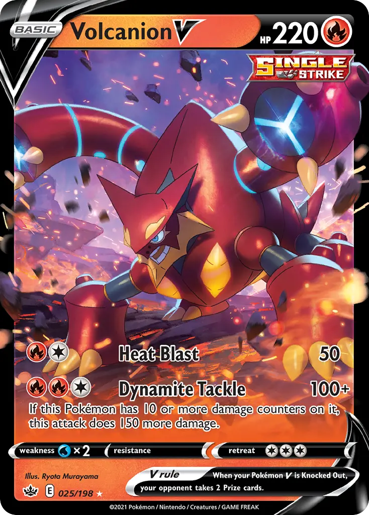 Volcanion V - Chilling Reign 025/198 (Holo)