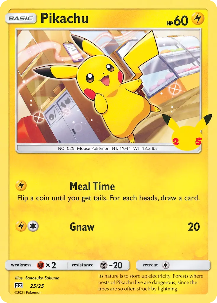 Pikachu - McDonald's Collection 2021 025/025 (Holo)