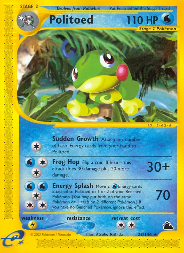 Politoed - Skyridge 025/144 (Regular)