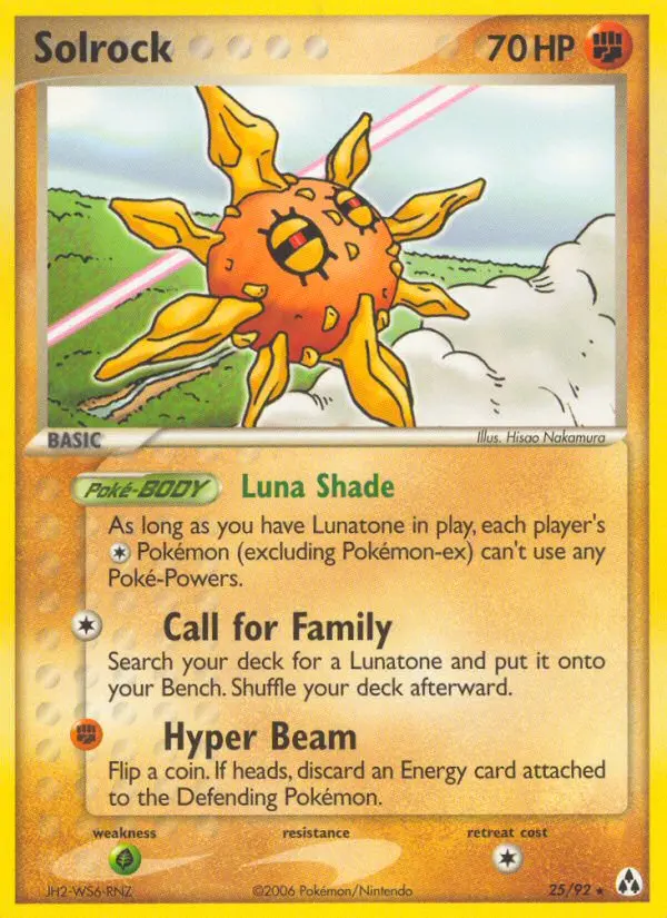 Solrock - Legend Maker 025/092 (Reverse Holo)