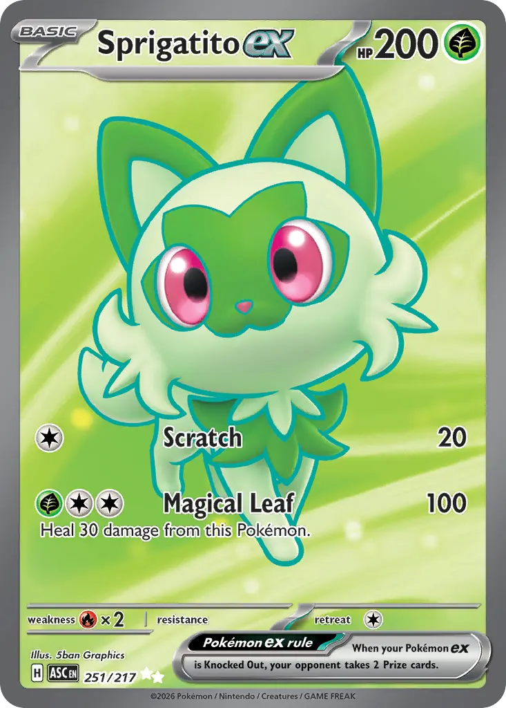 Sprigatito ex - Ascended Heroes 251/217 (Holo)