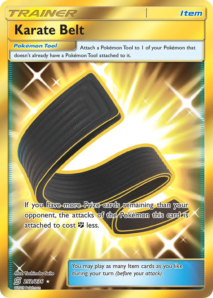 Karate Belt - Unified Minds 252/236 (Secret Rare)