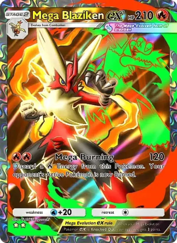 Mega Blaziken ex - Mega Rising 254/226