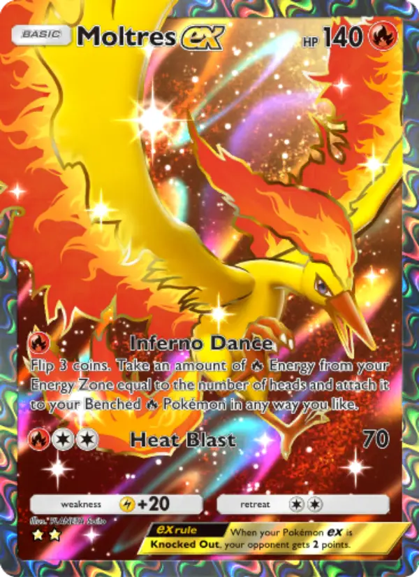 Moltres ex - Genetic Apex 255/226