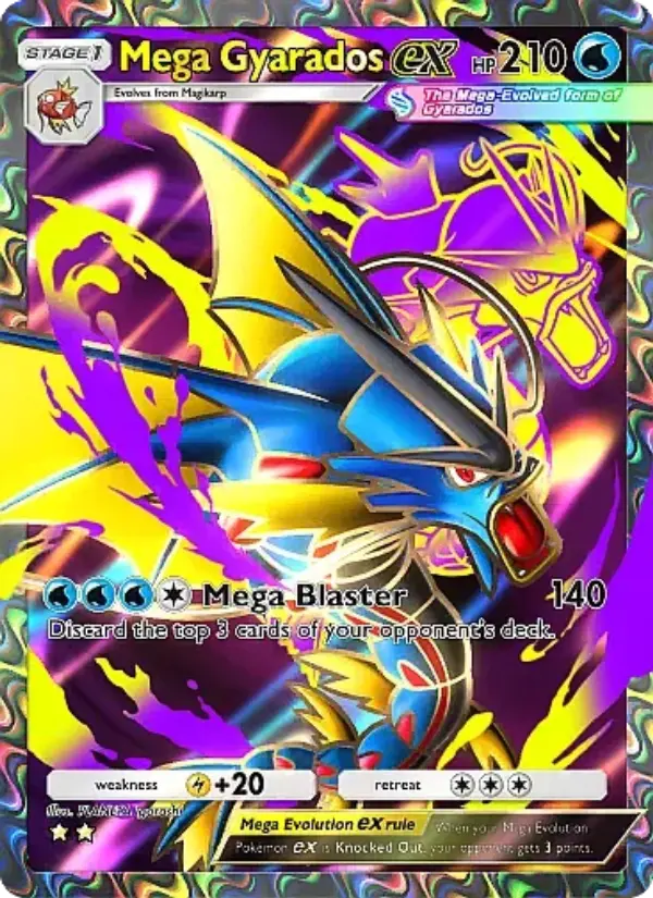 Mega Gyarados ex - Mega Rising 255/226