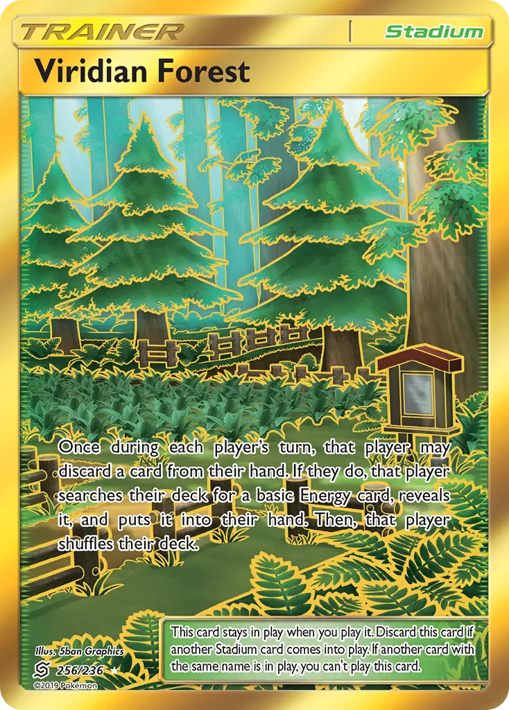 Viridian Forest - Unified Minds 256/236 (Secret Rare)